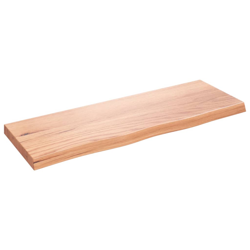 Seinariiul, helepruun, 80x30x(2-4) cm, töödeldud tammepuit
