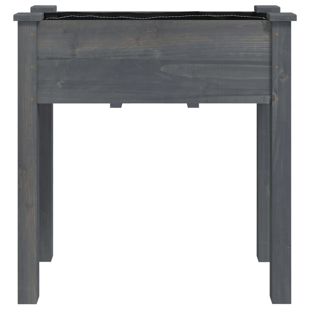 Voodriga taimelava, hall, 71 x 37 x 76 cm, nulupuit