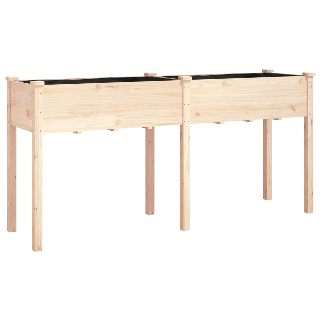 Voodriga taimelava, 161 x 45 x 76 cm, nulupuit