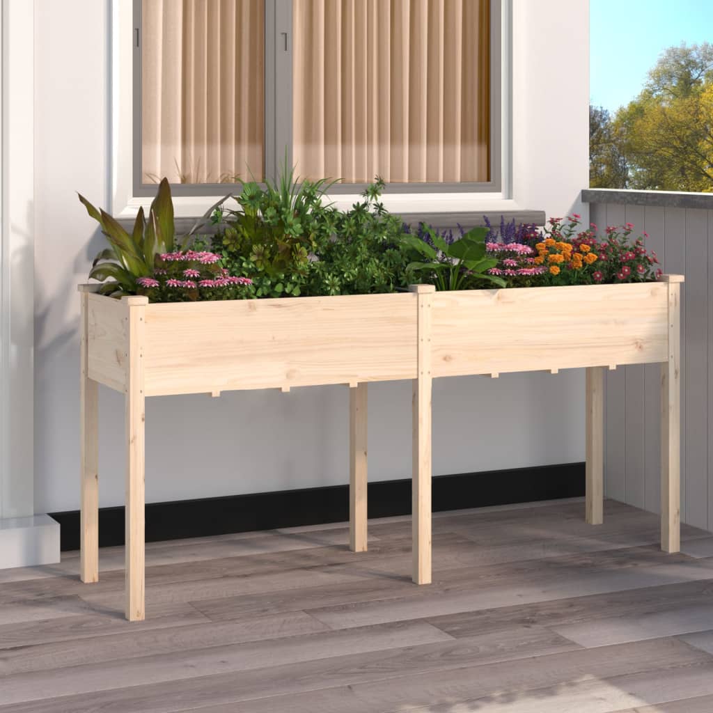 Voodriga taimelava, 161 x 45 x 76 cm, nulupuit