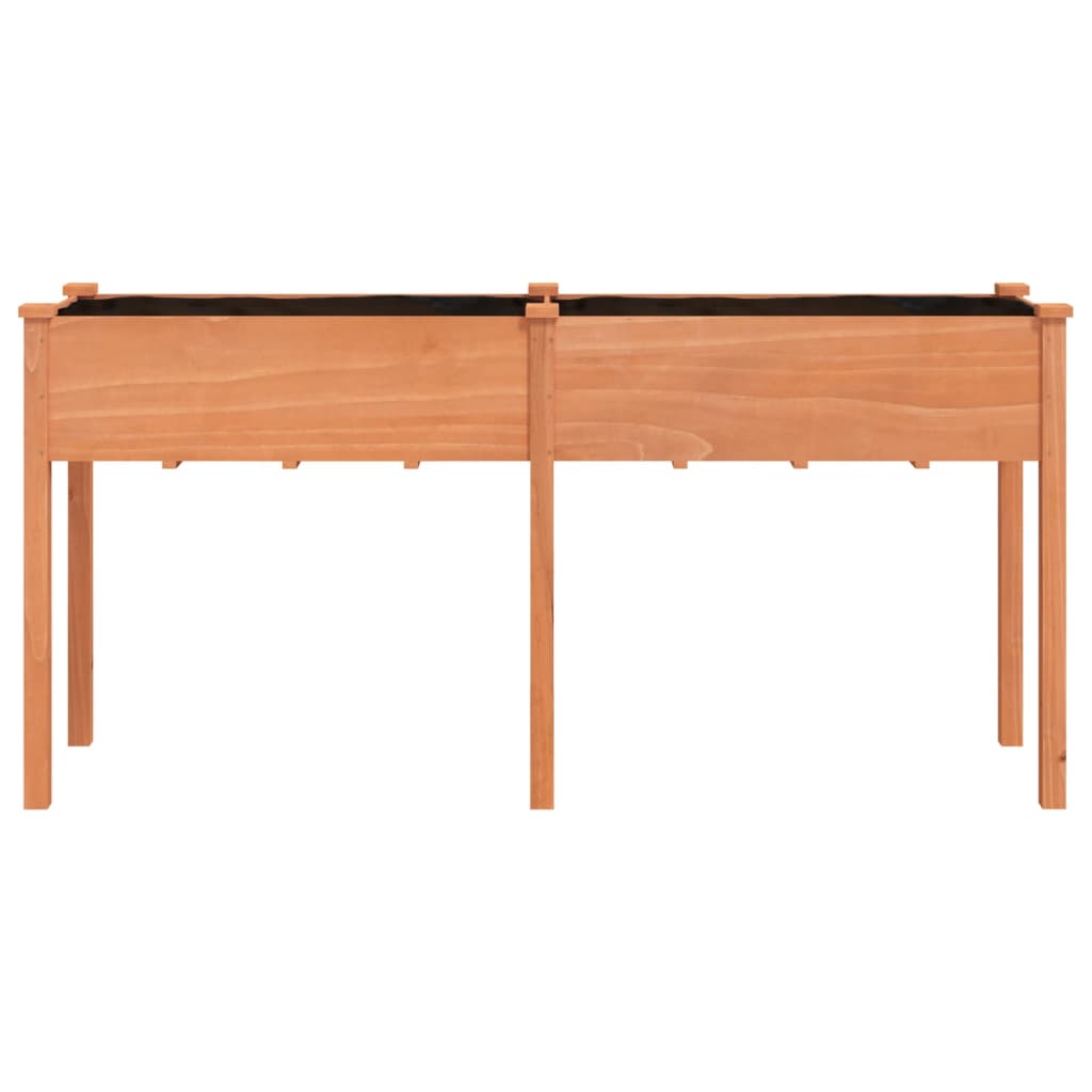 Voodriga taimelava, pruun, 161 x 45 x 76 cm, nulupuit
