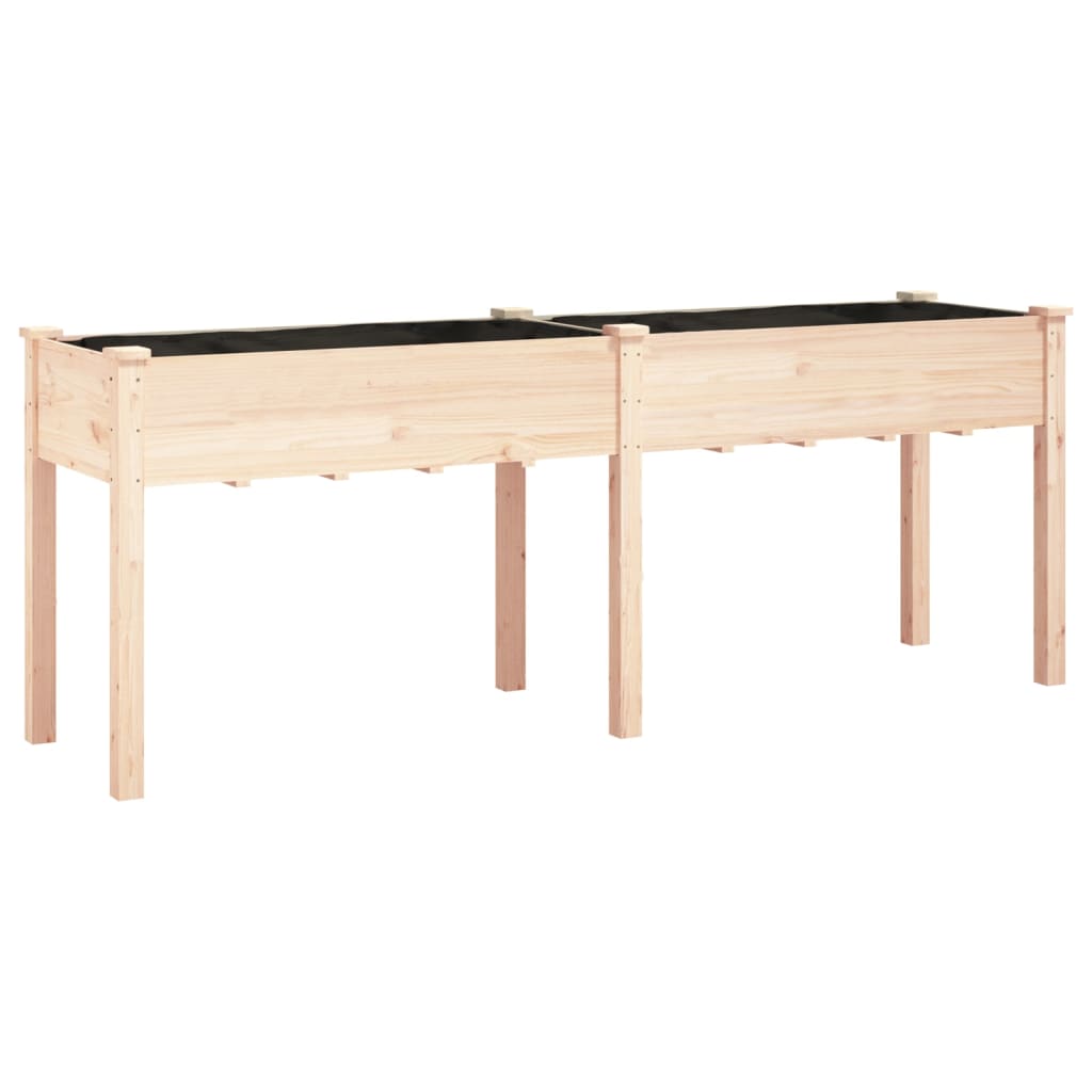 Voodriga taimelava, 203 x 53 x 76 cm, nulupuit