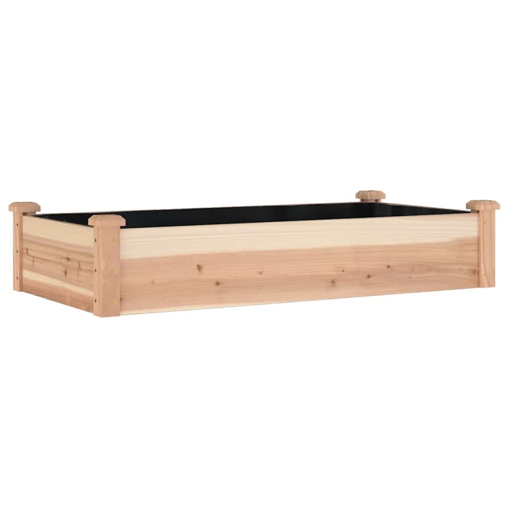 Voodriga aia taimelava, 120 x 60 x 25 cm, nulupuit