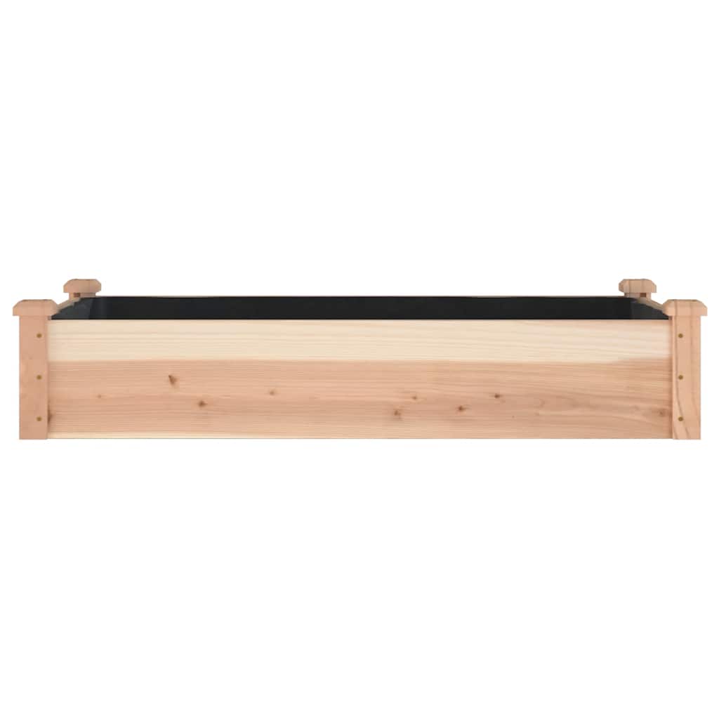 Voodriga aia taimelava, 120 x 60 x 25 cm, nulupuit
