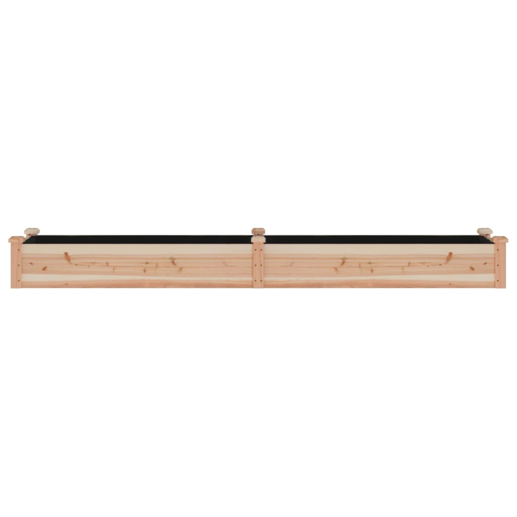 Voodriga aia taimelava, 240 x 45 x 25 cm, nulupuit