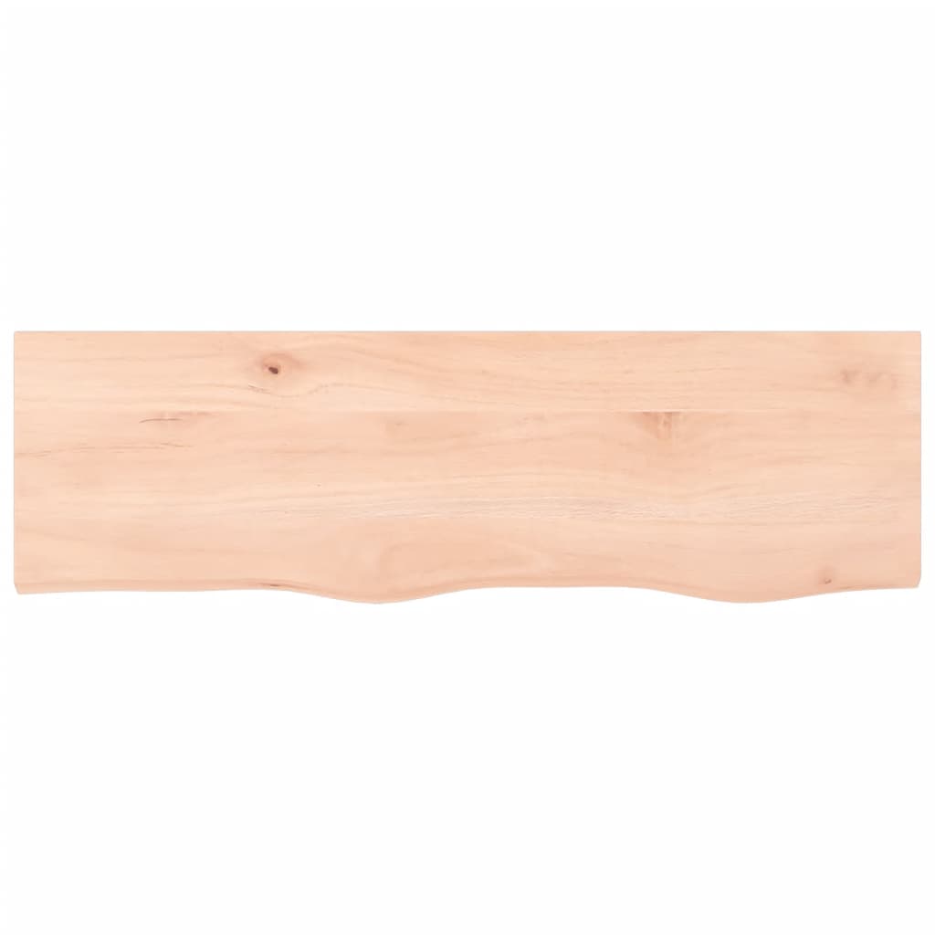 Vannitoa tasapind, 100 x 30 x 2 cm, töötlemata täispuit