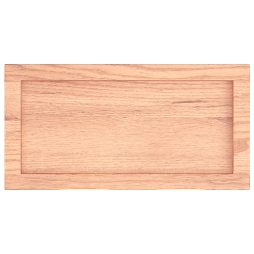 Vannitoa töötasapind, helepruun, 60 x30 x (2-4) cm, täispuit