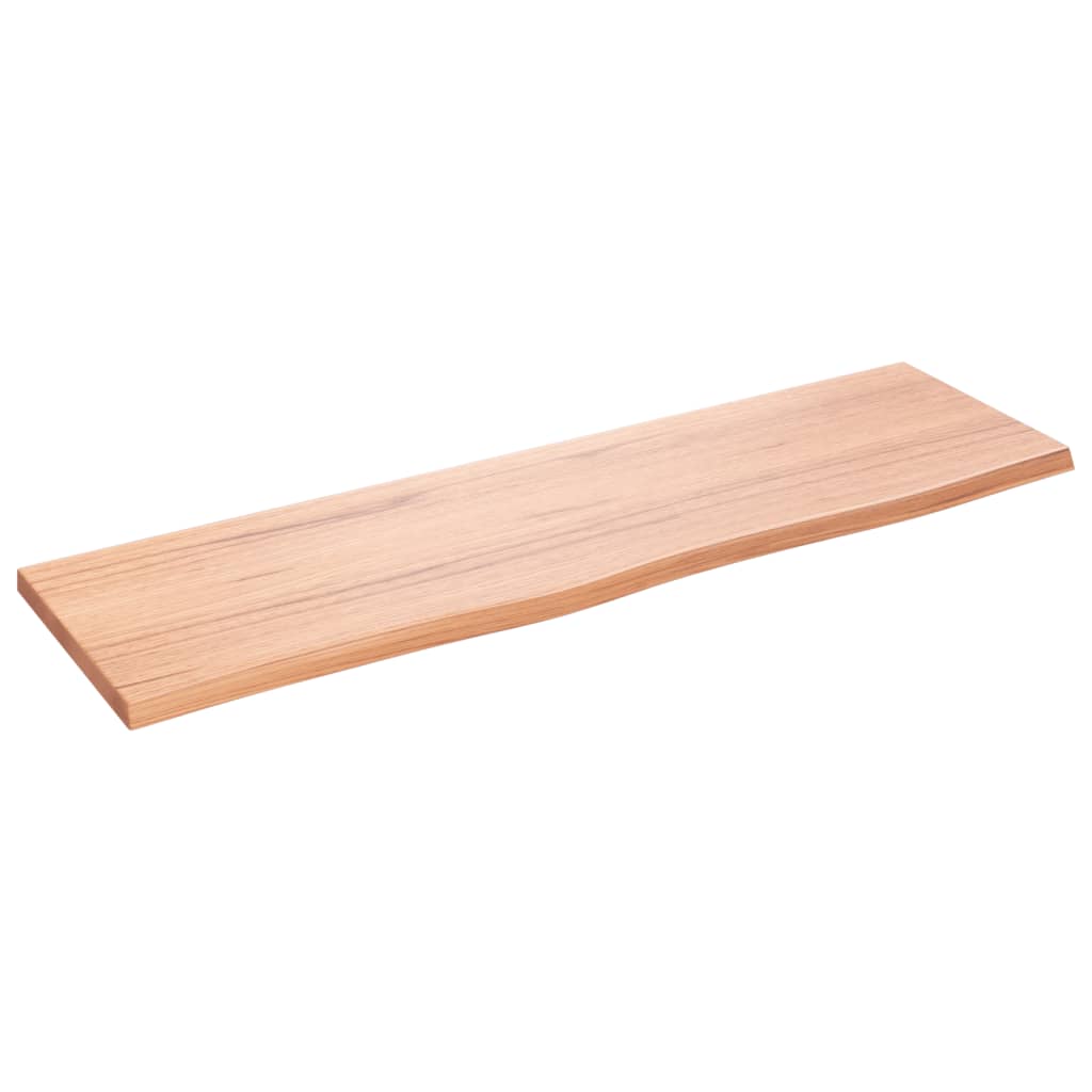 Vannitoa töötasapind, helepruun, 100x30x2cm, töödeldud täispuit
