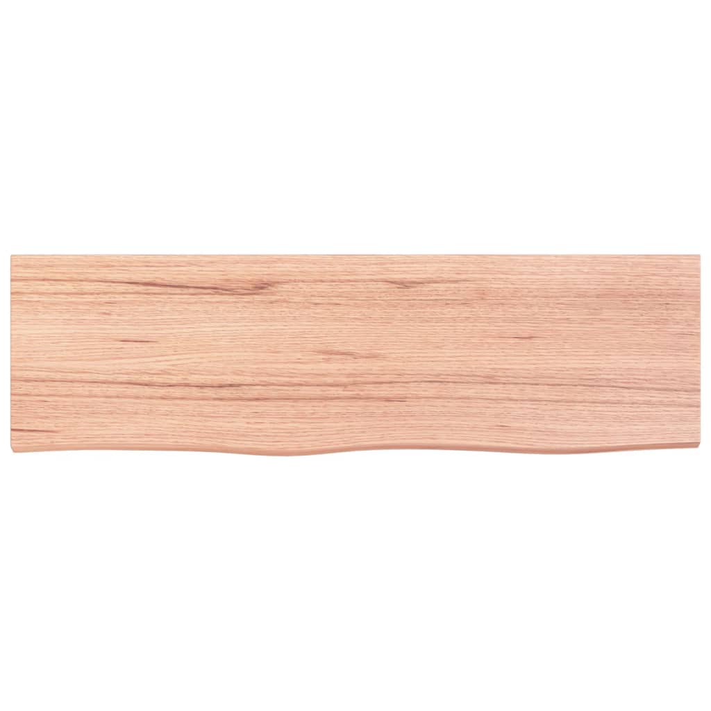 Vannitoa töötasapind, helepruun, 100x30x2cm, töödeldud täispuit