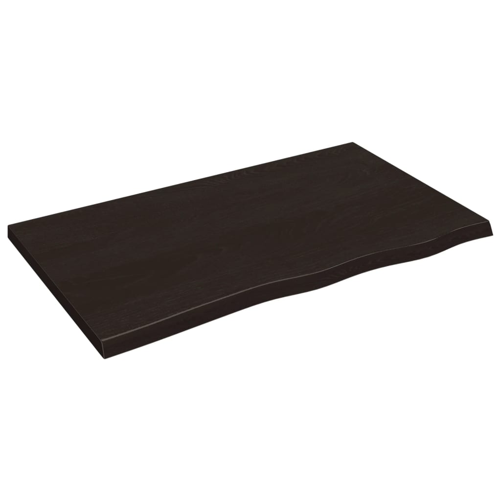 Vannitoa tasapind, tumepruun, 100x60x(2-4)cm töödeldud täispuit