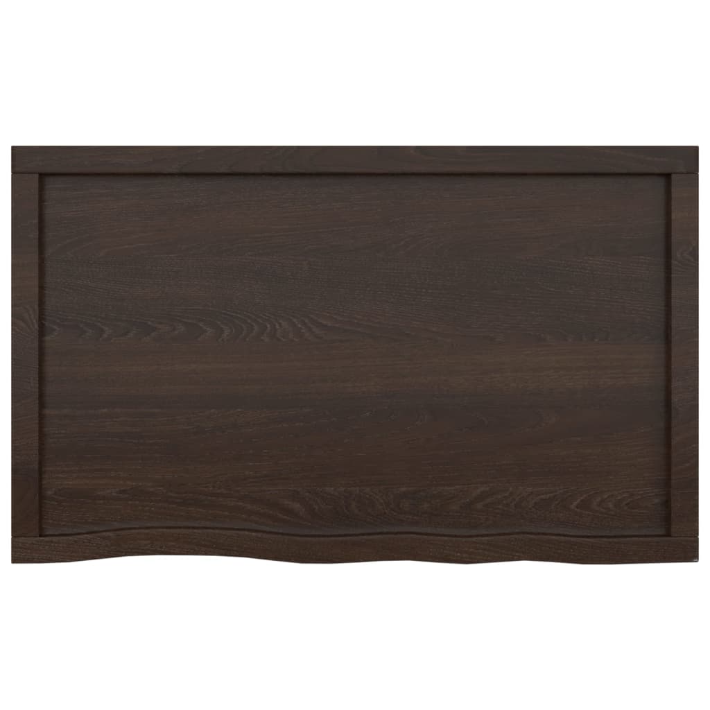 Vannitoa tasapind, tumepruun, 100x60x(2-4)cm töödeldud täispuit