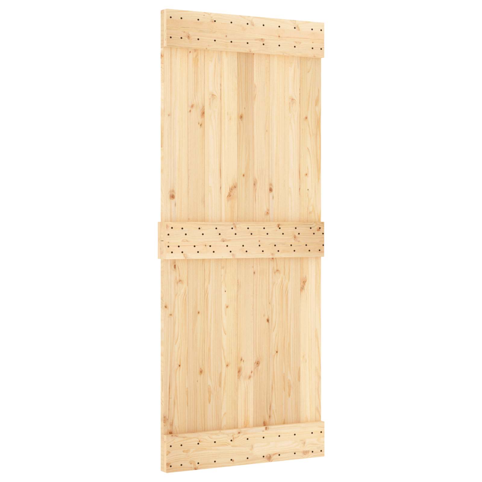 Sile uks NARVIK 85x210cm Tahke männipuit (töötlemata)