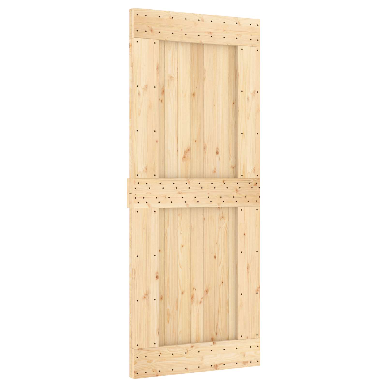 Sile uks NARVIK 85 x 210 cm Tahke männipuit (töötlemata)