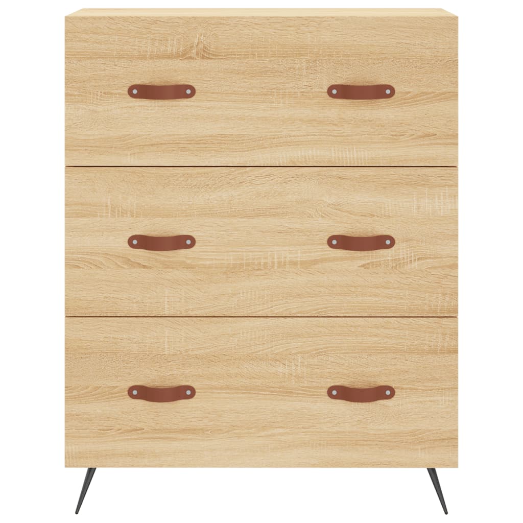 Kummut, Sonoma tamm, 69,5 x 34 x 90 cm, tehispuit