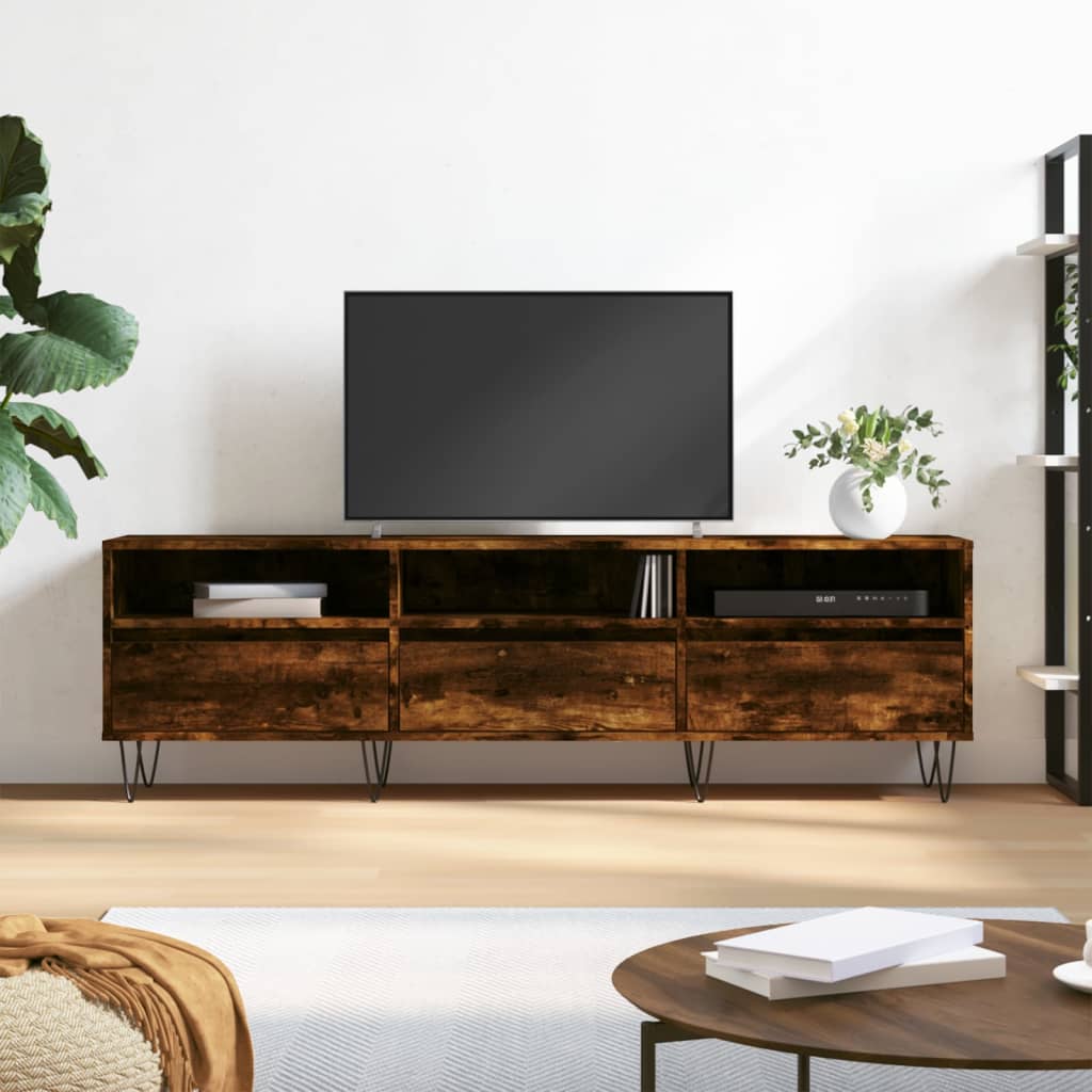Telerikapp, suitsutatud tamm, 150x30x44,5 cm, tehispuit