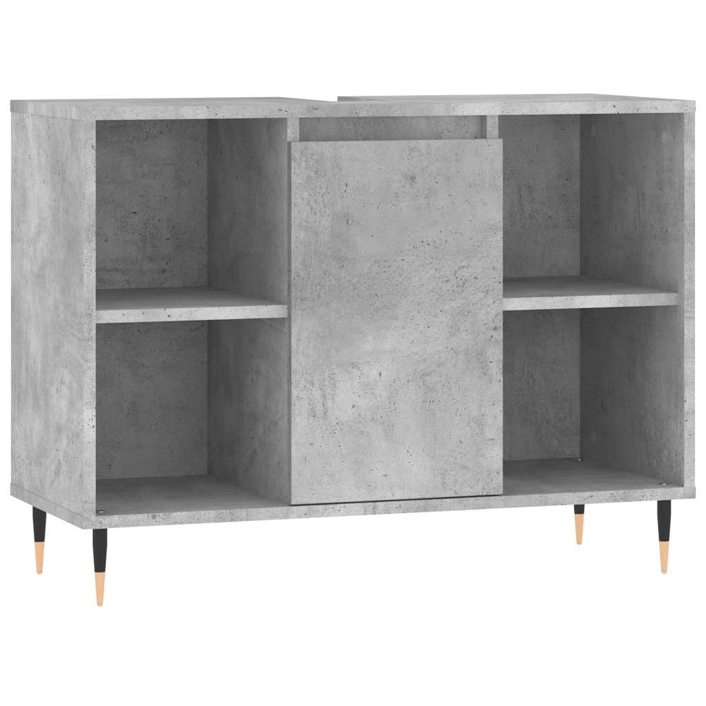 Vannitoakapp, betoonhall, 80 x 33 x 60 cm, tehispuit
