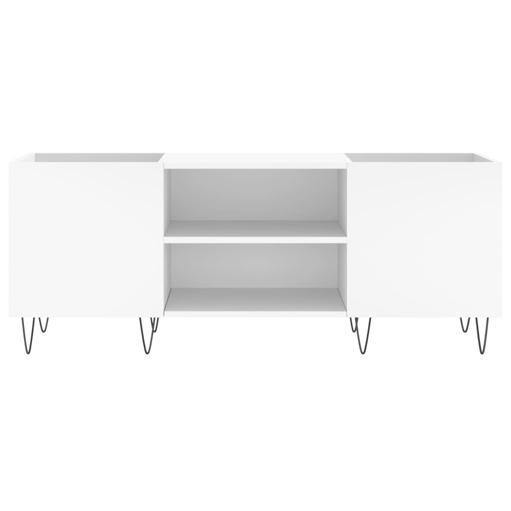 Plaadikapp, valge, 121 x 38 x 48 cm, tehispuit