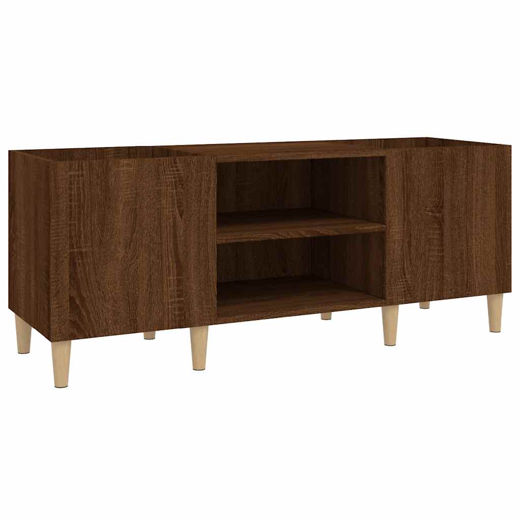 Plaadikapp, pruun tamm, 121 x 38 x 48 cm, tehispuit