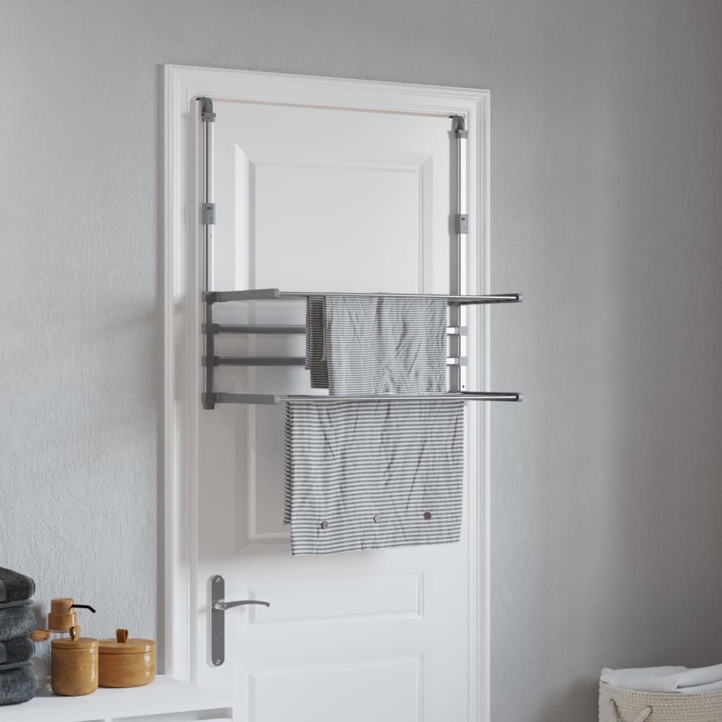 Pesukuivatusrest rõdule, 89x25x(60-95) cm, alumiinium
