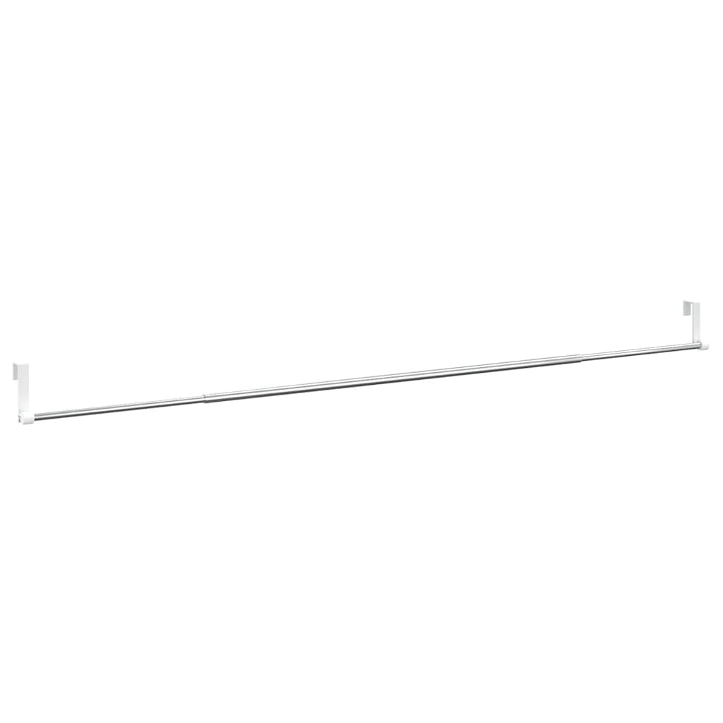 Kardinapuud 2 tk, valge ja hõbedane, 90-135 cm, alumiinium