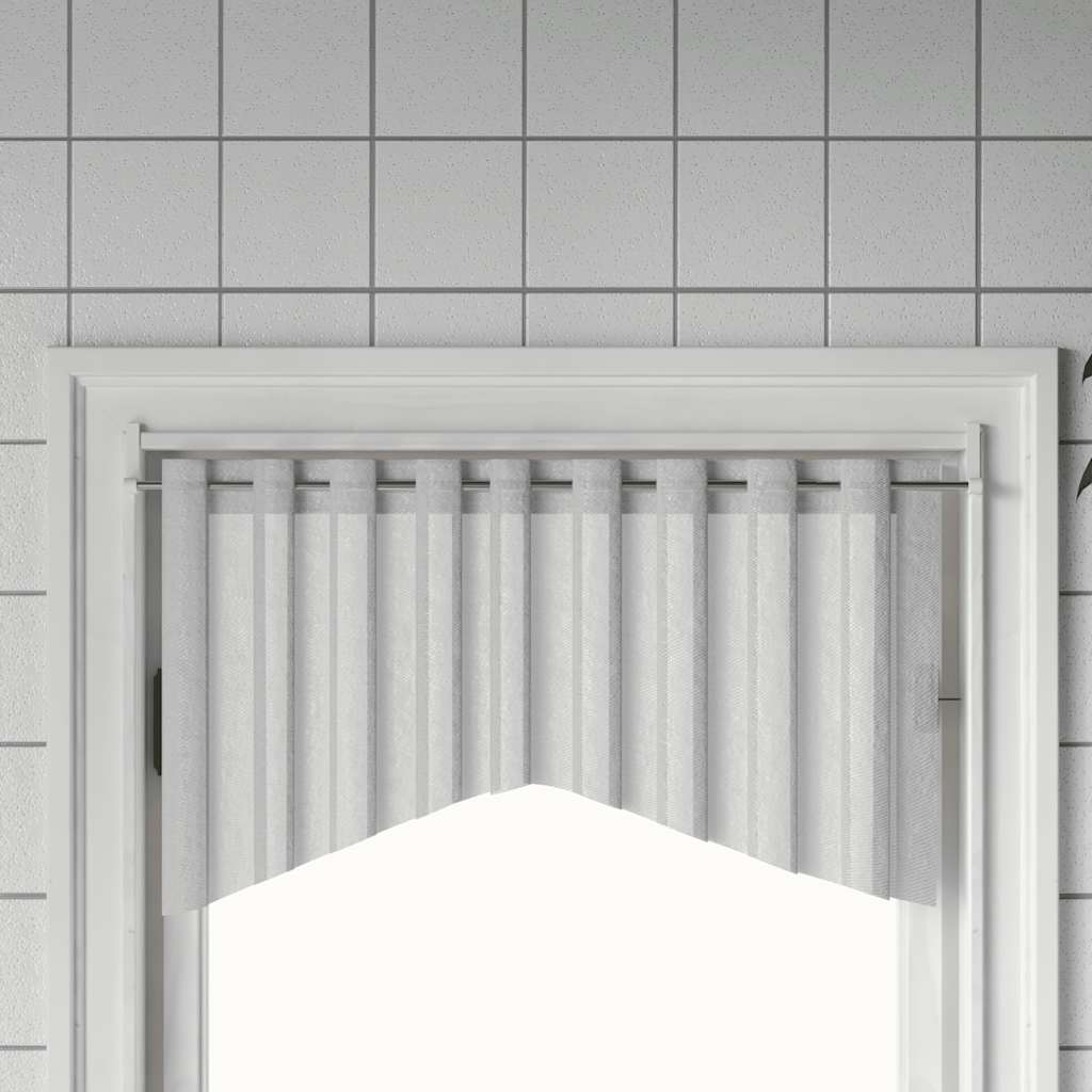Kardinapuud 2 tk, valge ja hõbedane, 90-135 cm, alumiinium