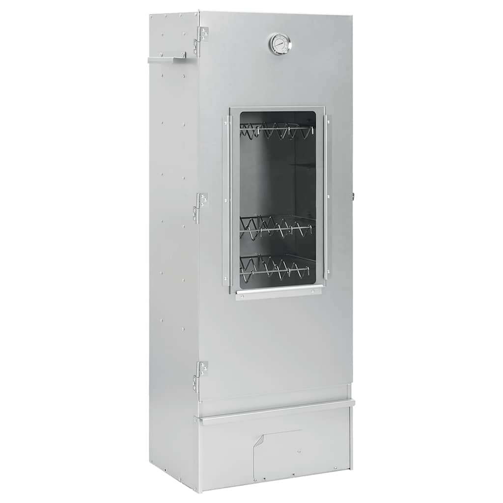 BBQ suitsuahi puulaastudega, 44,5x29x110 cm, tsingitud teras