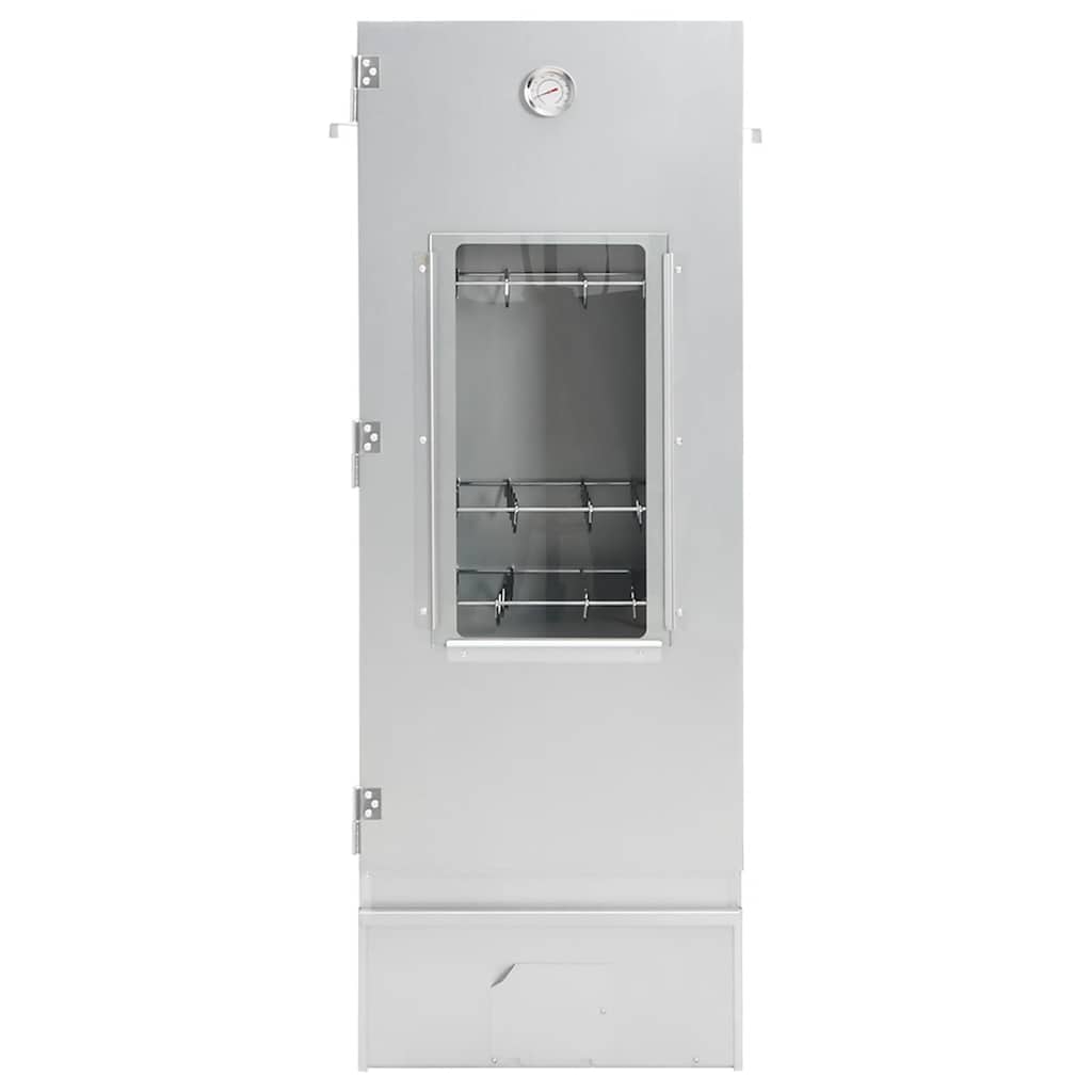 BBQ suitsuahi puulaastudega, 44,5x29x110 cm, tsingitud teras