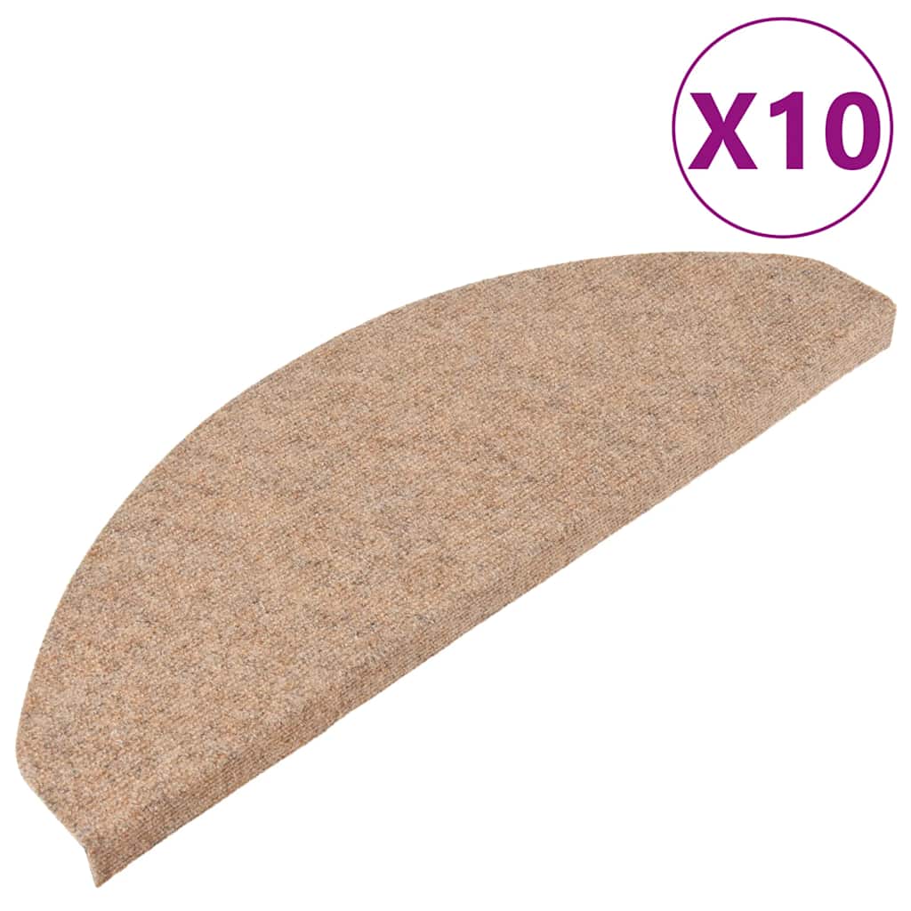 Iseliimuvad trepivaibad 10 tk, beež, 65 x 22,5 x 3,5 cm