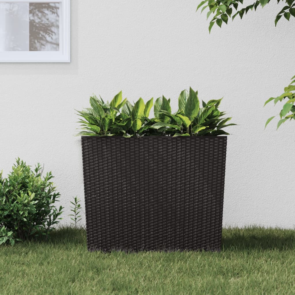 Taimekast eemaldatava sisuga, pruun, 12/44 l PP-rotang