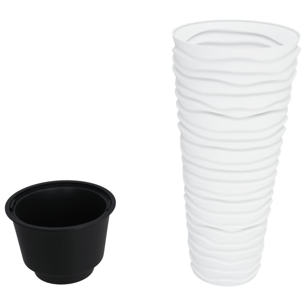 Taimekast eemaldatava sisuga, valge, 18/45 l, PP