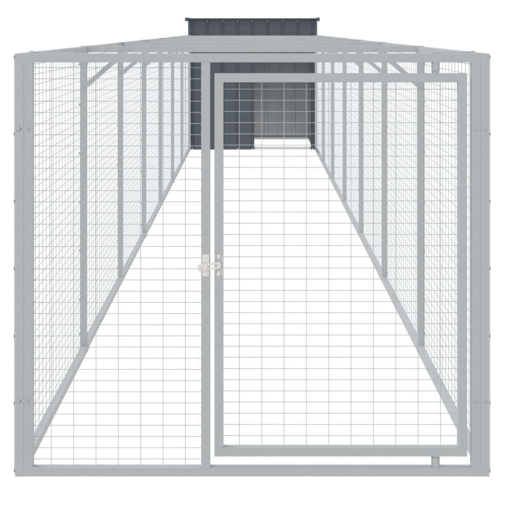 Koerakuut aedikuga, antratsiithall, 110x813x110 cm, teras