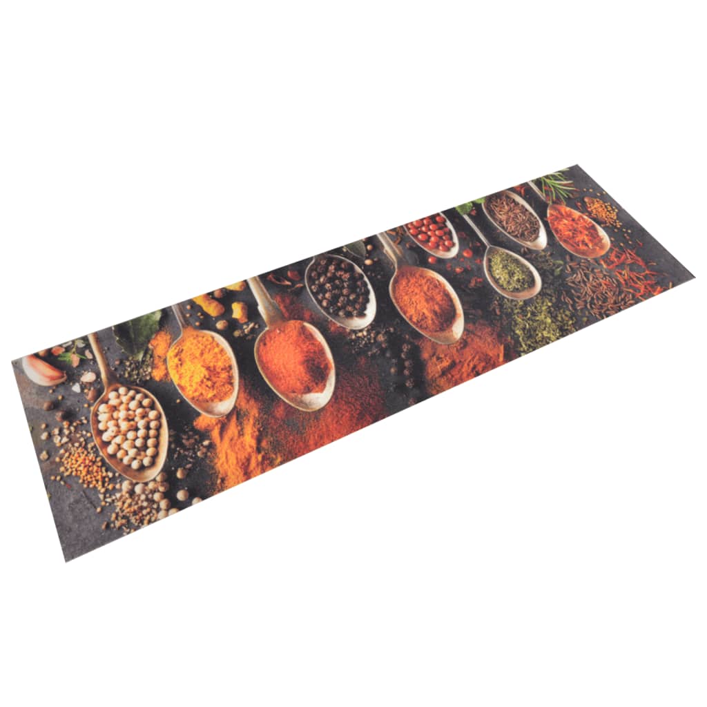 Köögivaip, pestav, lusikad ja vürtsid, 45x150 cm, samet
