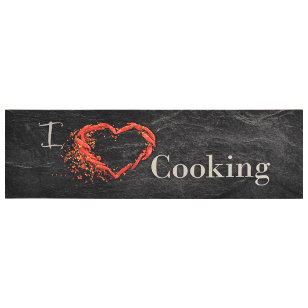 Köögivaip, pestav, cooking, must, 45 x 150 cm, samet