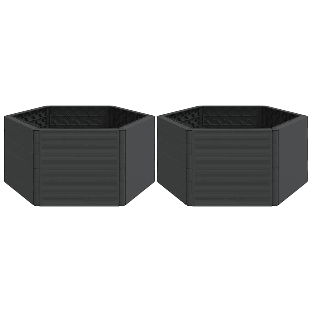 Aia taimekastid 2 tk, antratsiithall, PP