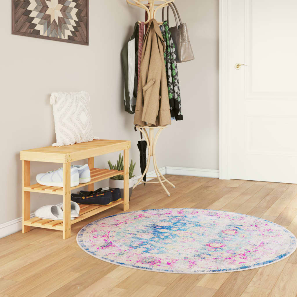 Vaip, pestav, mitmevärviline, Ø120 cm