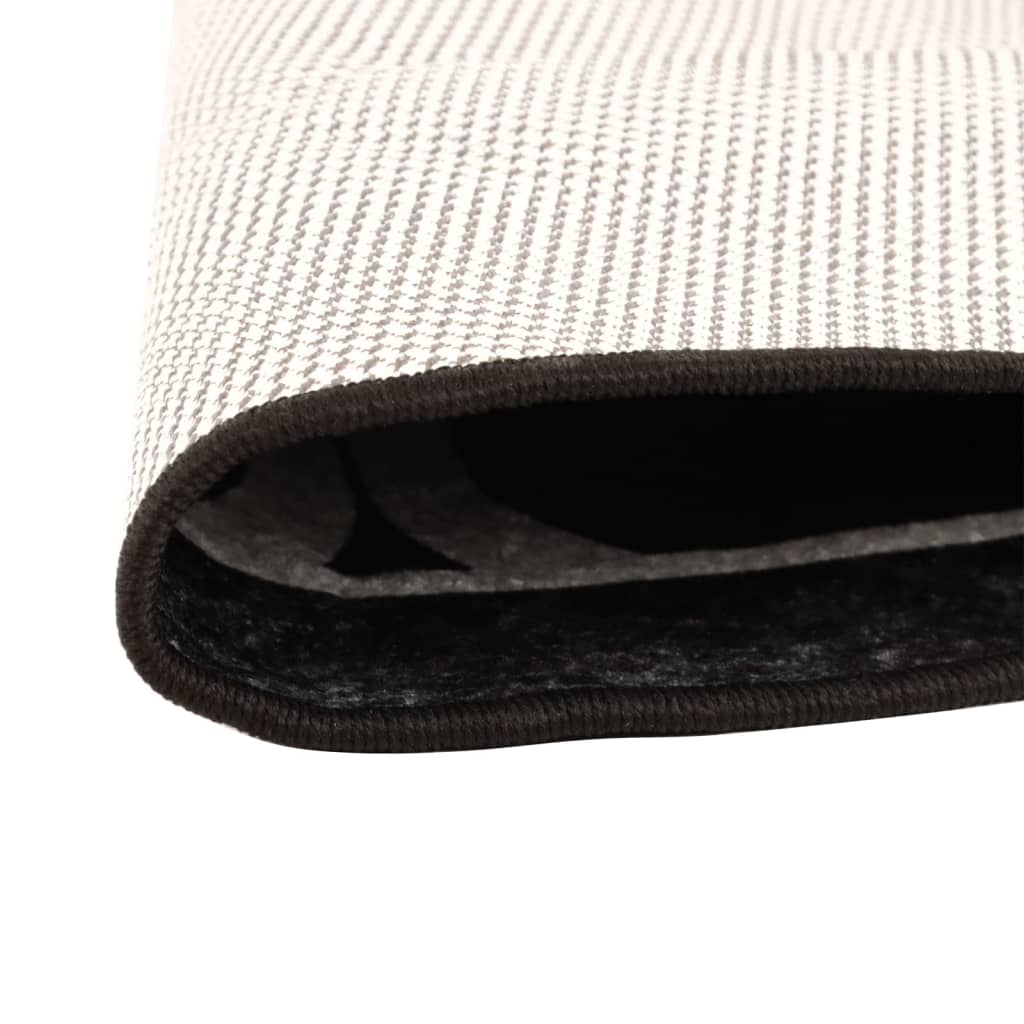 Vaip, pestav, must ja valge, Ø120 cm