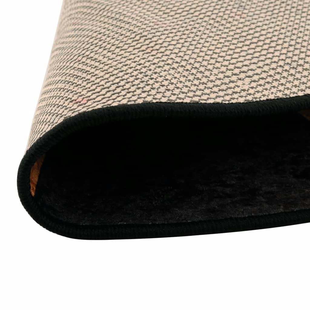 Vaip, pestav, must ja kuldne, Ø 120 cm