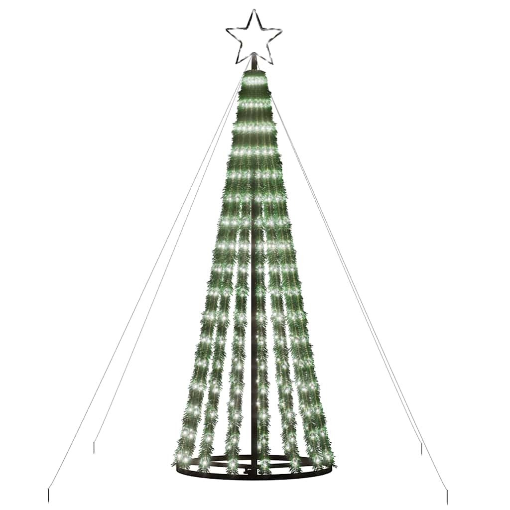 LED jõulupuu, 275 LEDi, külm valge, 180 cm