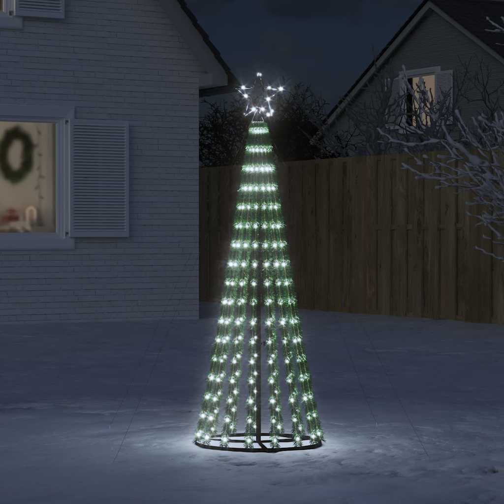 LED jõulupuu, 275 LEDi, külm valge, 180 cm
