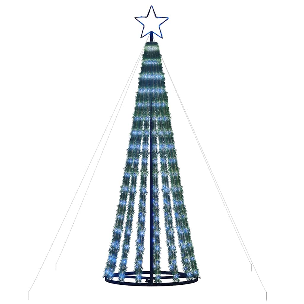LED jõulupuu, 275 LEDi, sinine, 180 cm