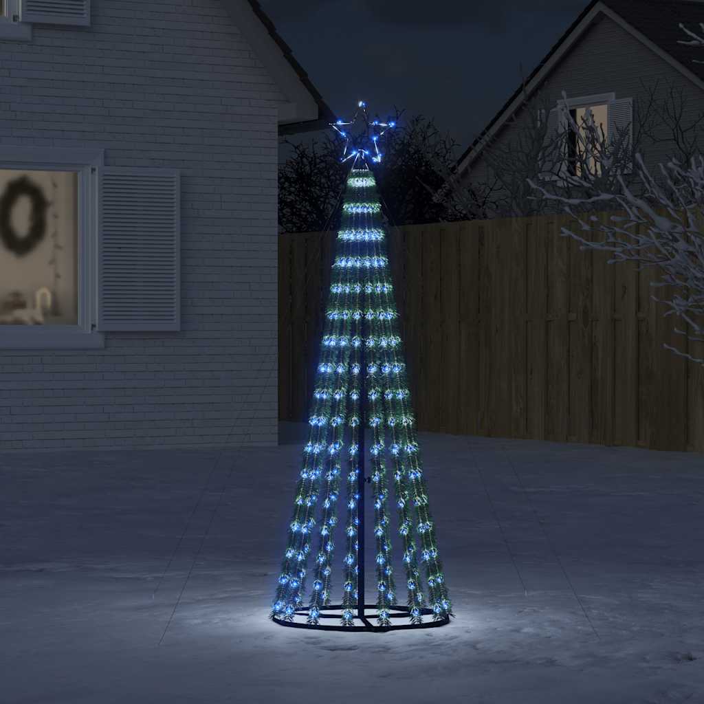 LED jõulupuu, 275 LEDi, sinine, 180 cm