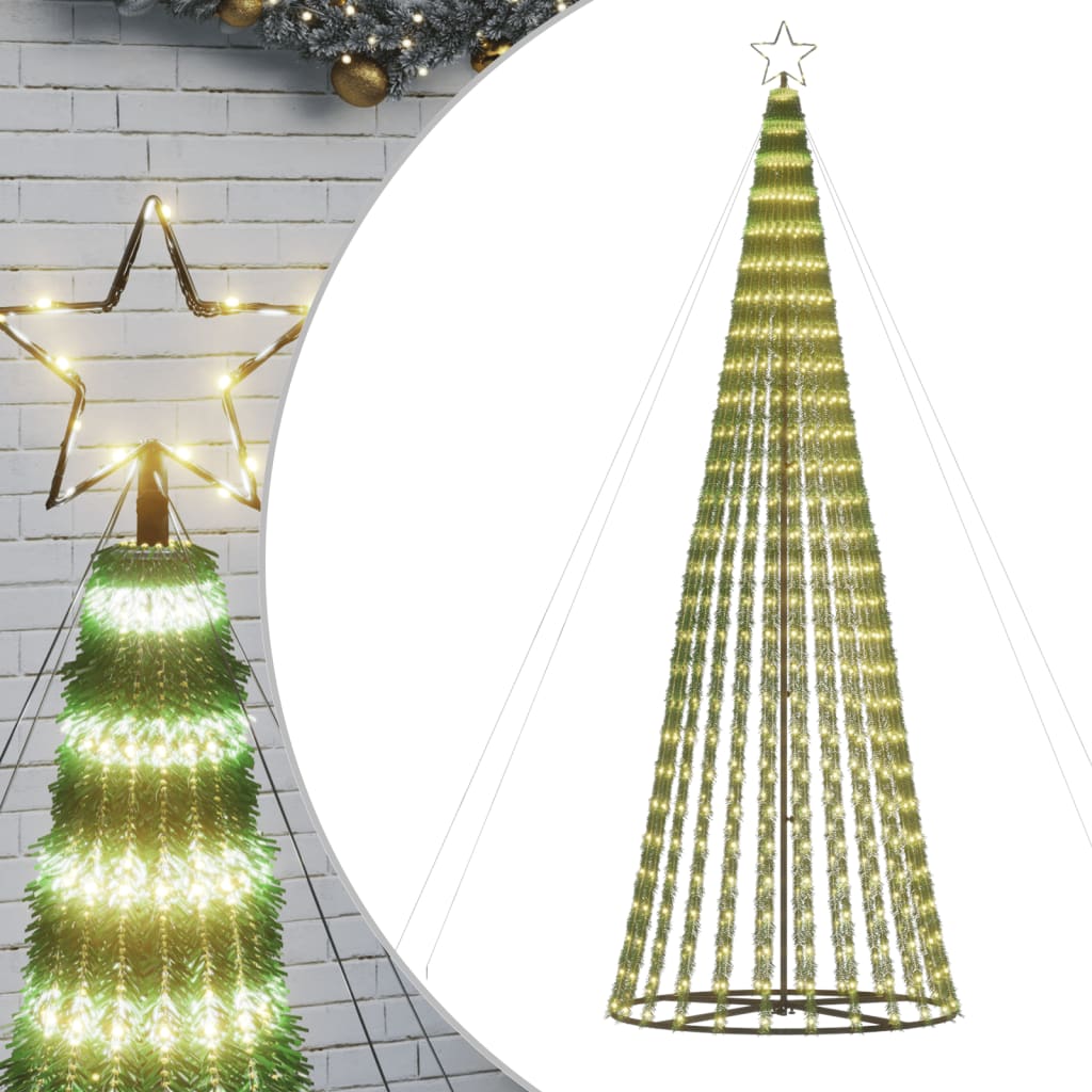 LED jõulupuu, 688 LEDi, soe valge, 300 cm