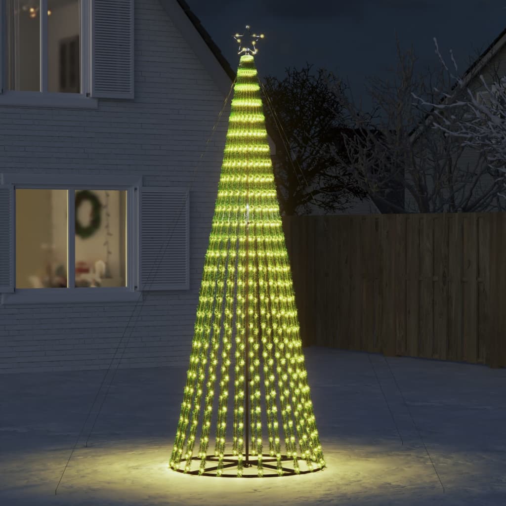 LED jõulupuu, 688 LEDi, soe valge, 300 cm