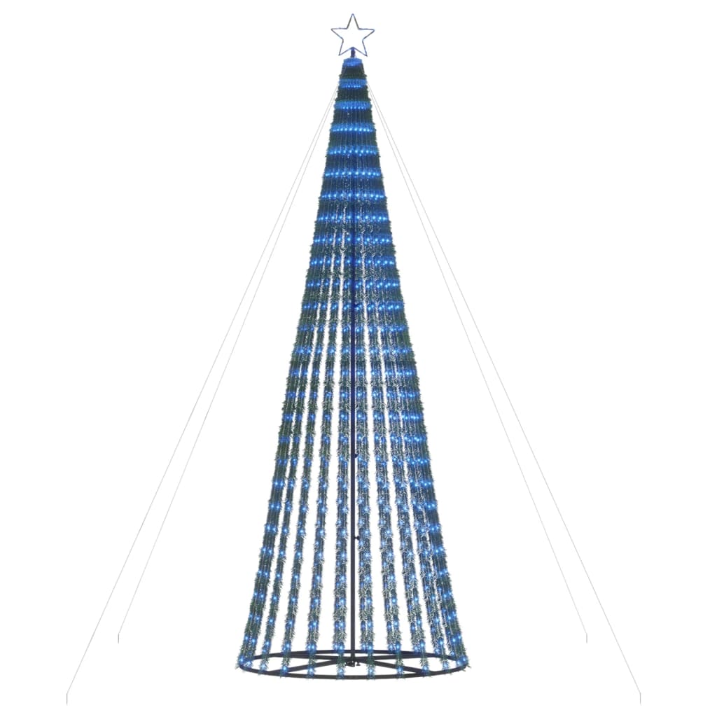 LED jõulupuu, 688 LEDi, sinine, 300 cm
