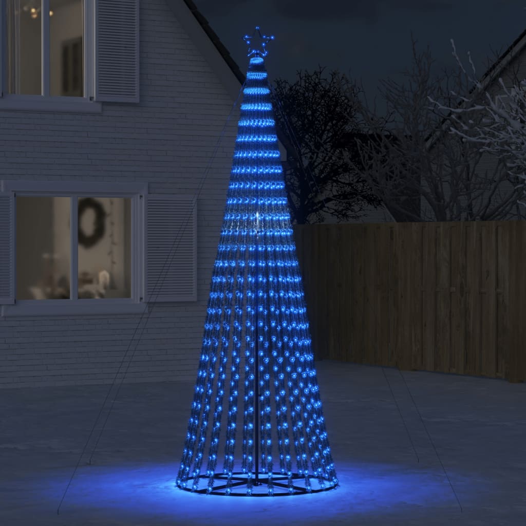 LED jõulupuu, 688 LEDi, sinine, 300 cm