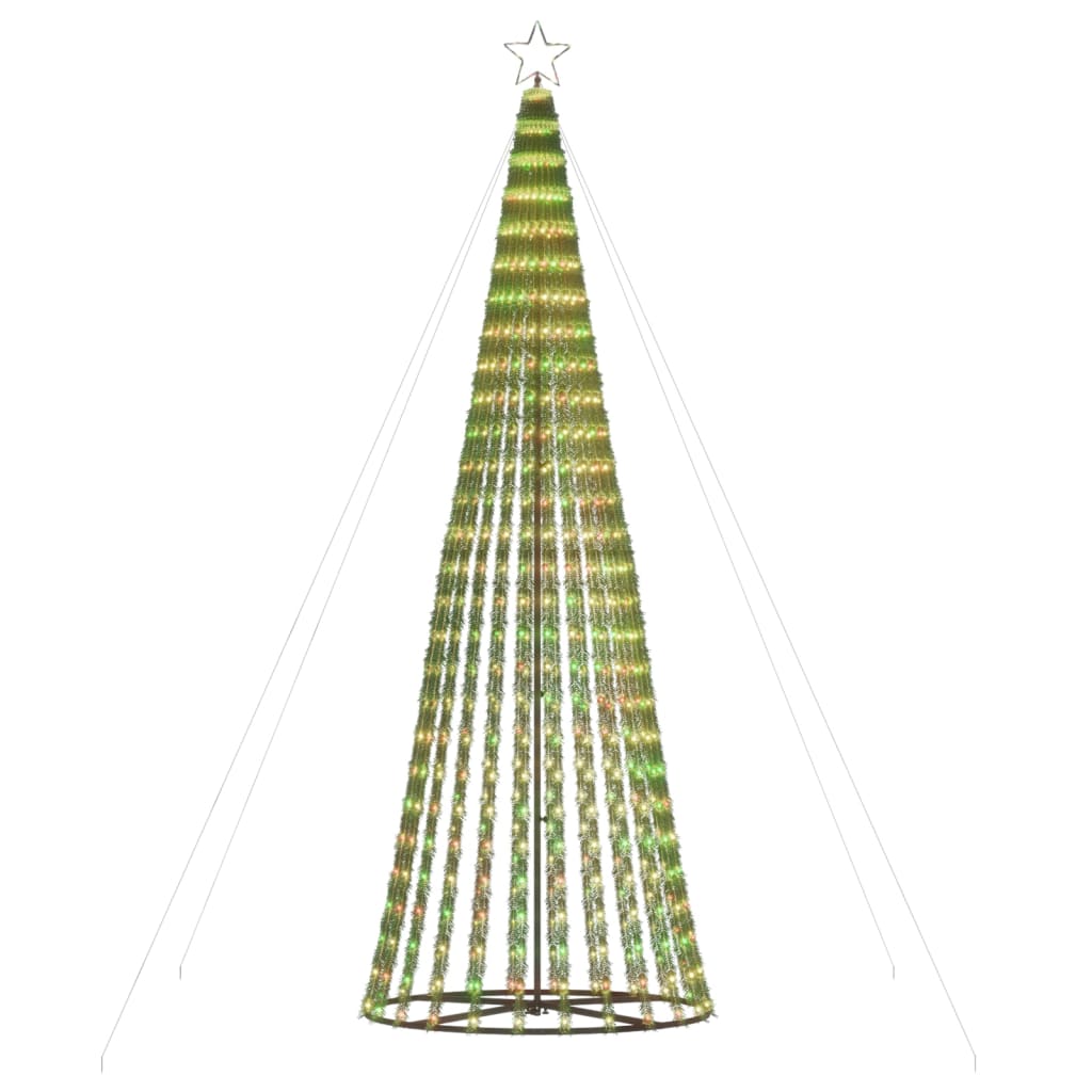 LED jõulupuu, 688 LEDi, värviline, 300 cm
