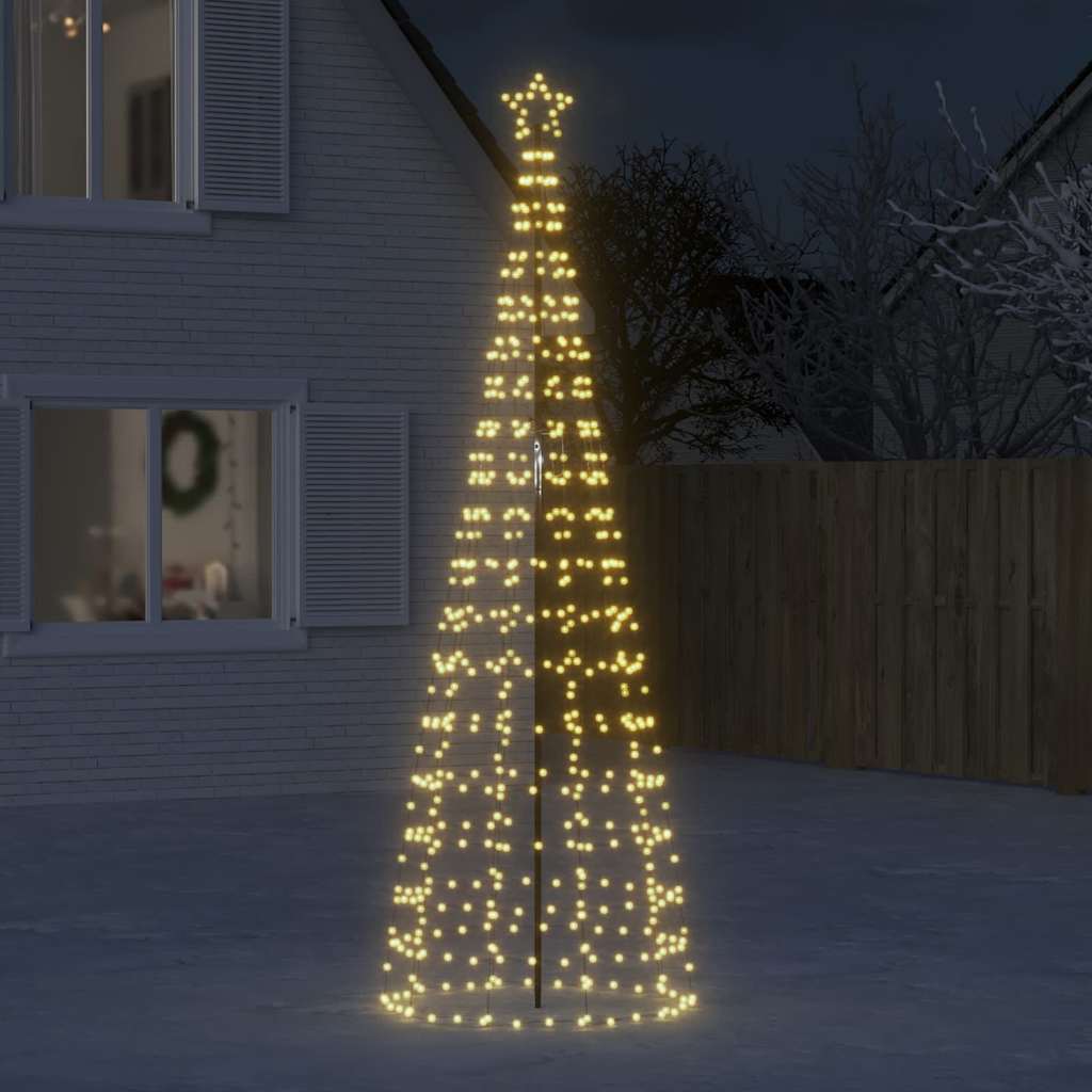 LED-jõulupuu naeltega, 570 LEDi, soe valge, 300 cm