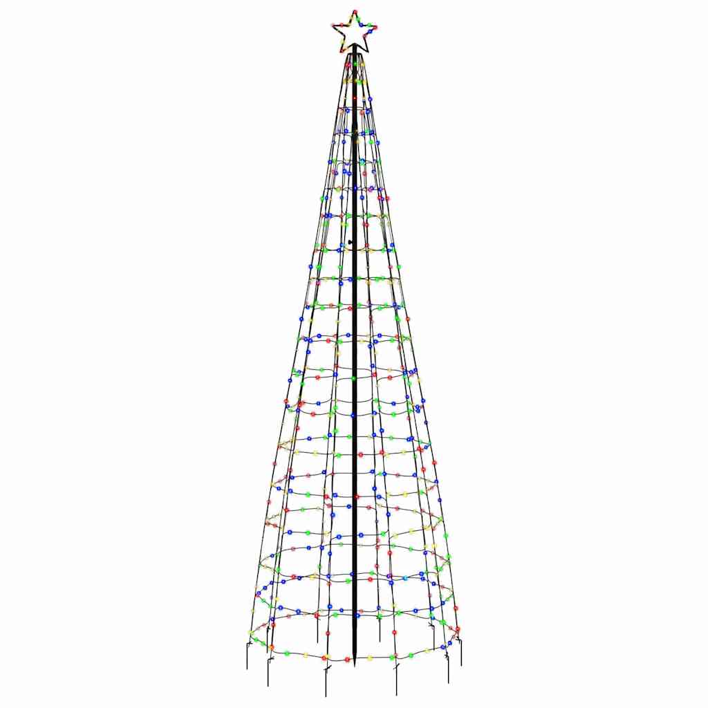 LED-jõulupuu naeltega, 570 LEDi, värviline, 300 cm