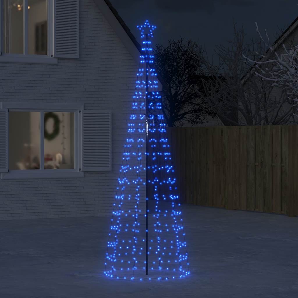 LED jõulupuu naeltega, 570 LEDi, sinine, 300 cm