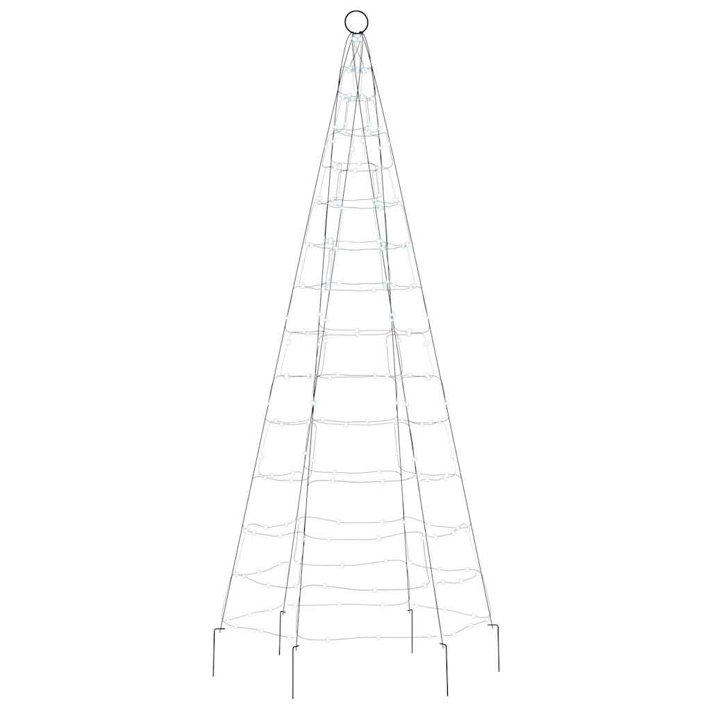 LED jõulupuu, külm valge, 200 LEDi, 180 cm